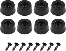 Subwoofer Isolation Feet 8pc Rubber with Screws