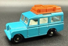 Matchbox Lesney 12c Land Rover Safari Blue Unboxed Regular Wheels