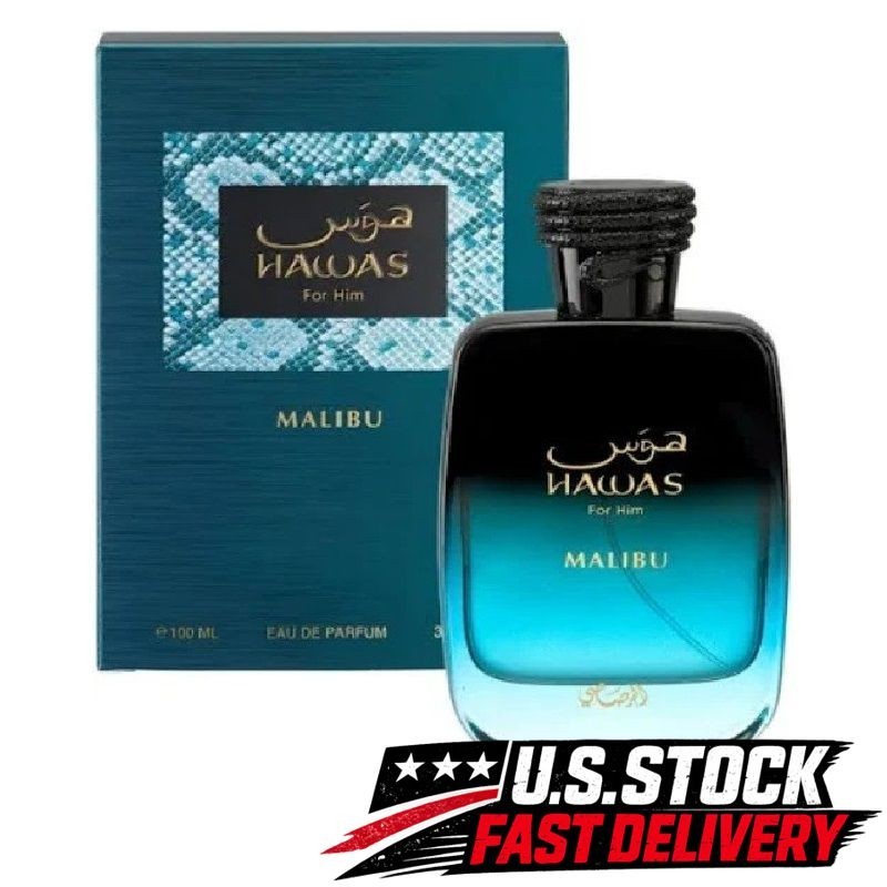 Rasasi Hawas Malibu for Men 3.38 oz 100ml EDP Spray