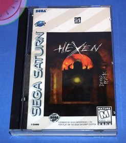 TESTED Sega SATURN Game HEXEN: BEYOND HERETIC has Disc Manual Case Box Completed