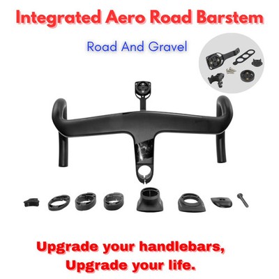  Carbon Fiber Handlebars for Road Bikes Full Internal Wiring Bicycle Accessorie 