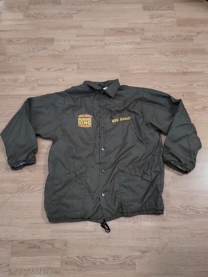 Burger King Employee Windbreaker Jacket Vintage Aristo Jac By