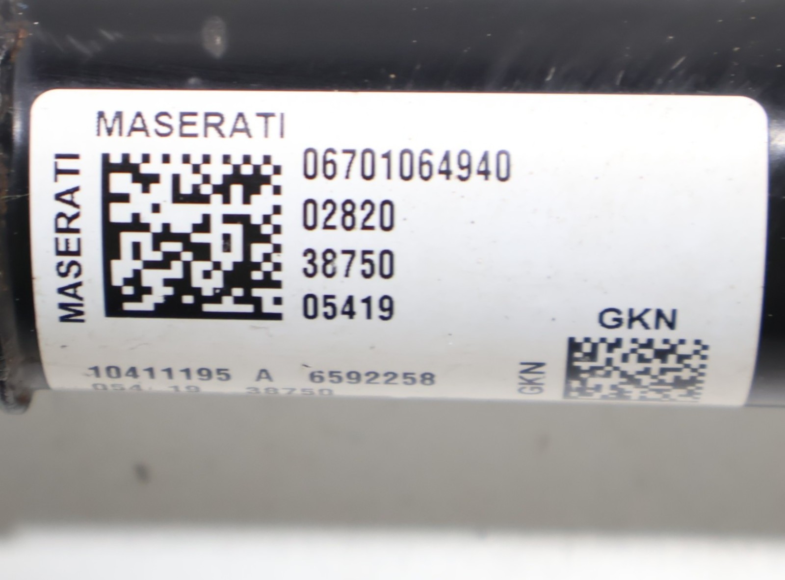 Maserati Ghibli S Q4 2017-2020 Front Driveshaft P/N 14930