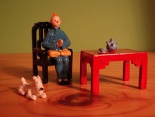 Pixi - hergé - le lotus bleu - " tintin prenant le thé " ref. 4527