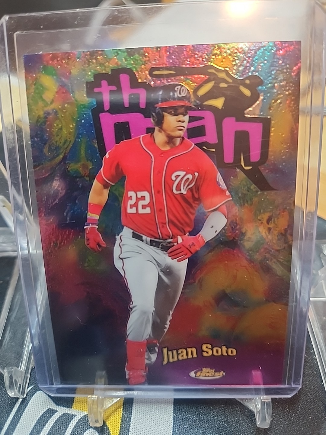 2020 TOPPS FINEST JUAN SOTO THE MAN INSERT #FTM-7