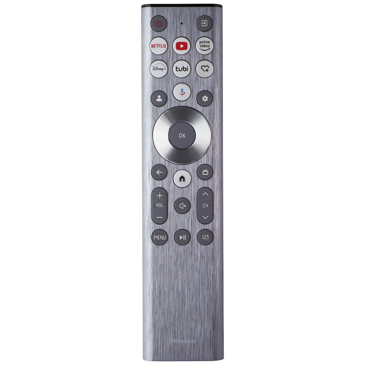Control (erf6a80) For Select Hisense/sharp Tvs - Silver