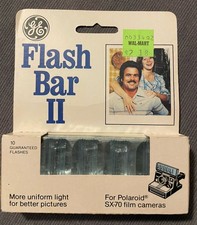 Vintage GE Flash Bar II Flash Bulbs for Polaroid 10 Flashes SX-70 Factory Sealed