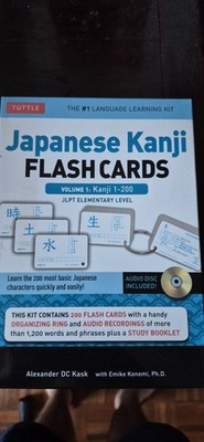 Japanese Kanji Flash Cards Kit Volume 1 : Kanji 1-200: JLPT Beginning Level:...