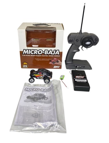 Losi Micro BAJA 1/36 scale 2wd With New Car Battery, Transmitter, Charger, Box