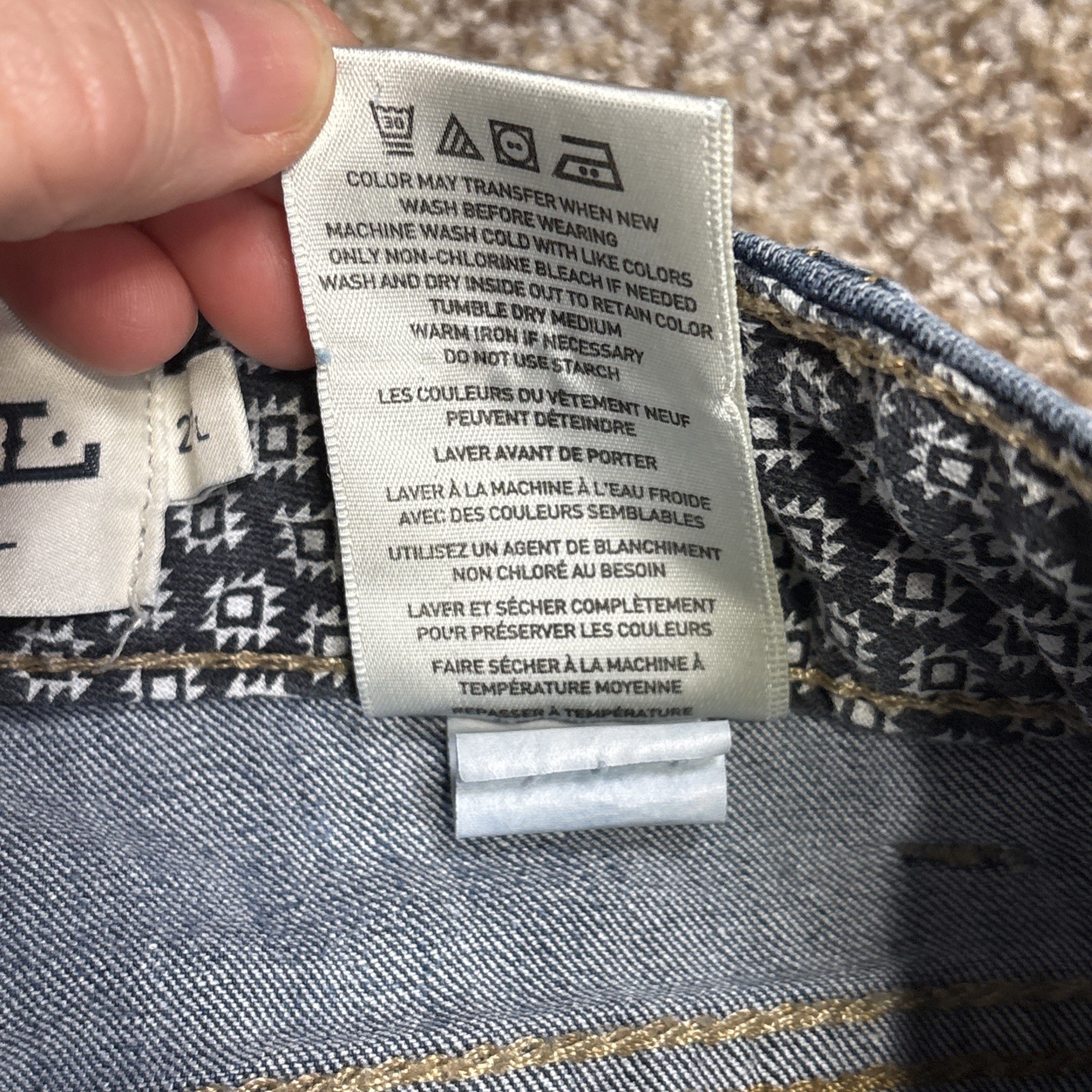 ARIAT REAL Boot Cut Jeans Women's 27 X 33.5 Perfect Rise Stretch Denim - View 6