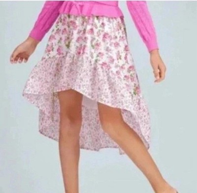 LoveShackFancy x American Girl Size Large 14/16 Pink & White Floral Flutter