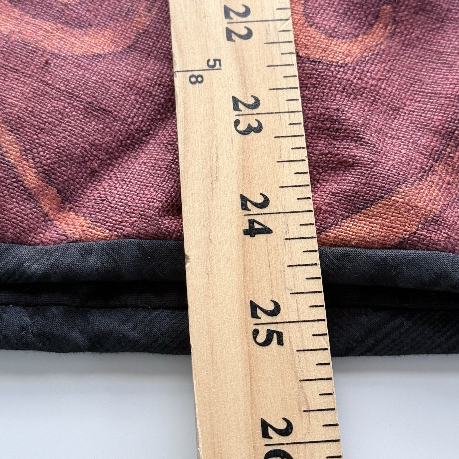 Patchwork Reversible Jacket  Large Black Mauve Ar… - image 6