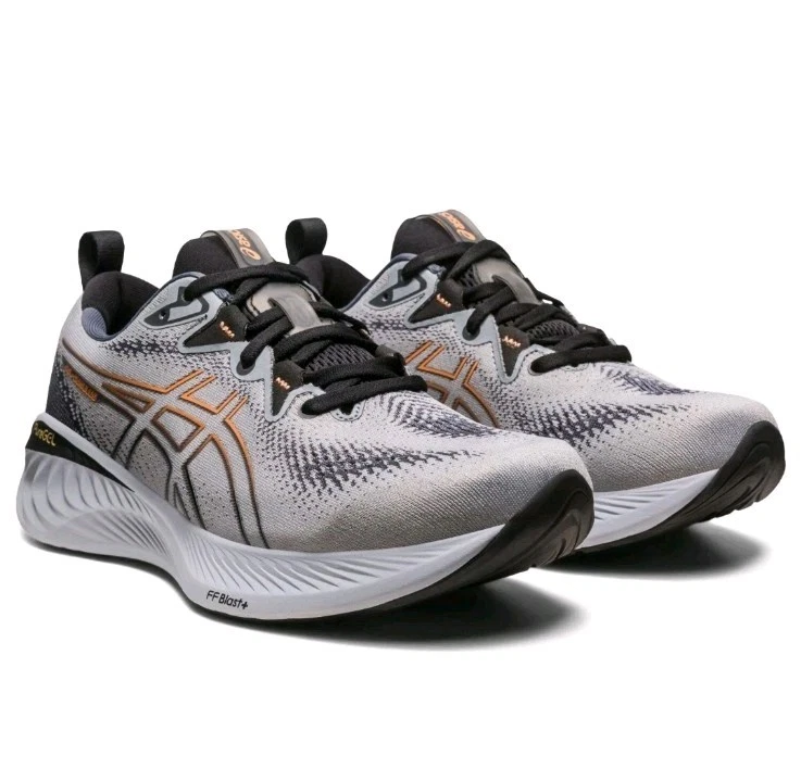 Zapatos para correr ASICS Gel-Cumulus 25 para hombre, sábana roca/sol melocotón talla EE. UU. 7,5 Foto 2 de 4