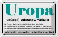 Blechschild 20X30 Cm Uropa Handwerker Bester Dekoration Spruch Zitat Deko Gesche