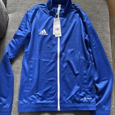 adidas Tracksuit Jacket Mens Entrada 22 Football Royal Blue Track Top