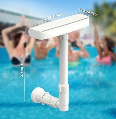 Dual Spray Pool Fountain, 10-20°F Cooler Water for Above/In-Ground Pools,...