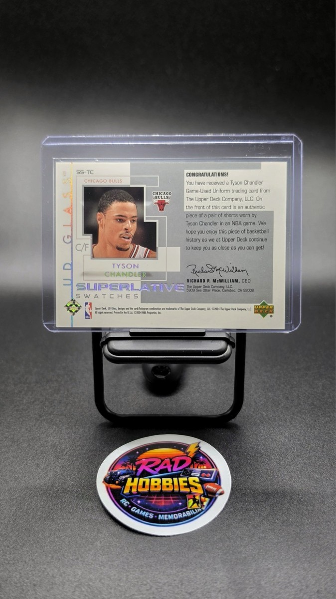 2003 Upper Deck UD Glass Superlative Swatches Game Used Shorts