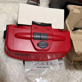 Exelent Condition Nintendo Virtual Boy Complete with AC Adapter Tap and Box