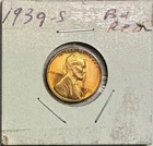 1939-S Lincoln Cent (Wheat Penny), Brilliant Uncirculated, Red