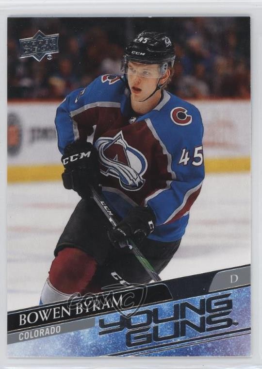 2020-21 Upper Deck Young Guns Bowen Byram #205 0ca0
