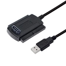 New IDE SATA to USB 2.0 Adapter Converter Cable for 2.5 3.5 Inch Hard Drive