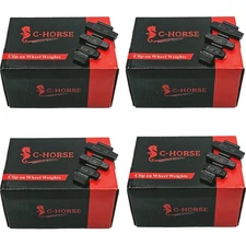 400 Pcs BLACK COATED CLIP-ON WHEEL WEIGHT BALANCE MC STYLE 0.25 0.50 0.75 1.00oz