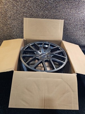 QTY 1) Touren TR60 Gunmetal Gloss 7-Spoke Wheel Rim 18x8 5x110/115