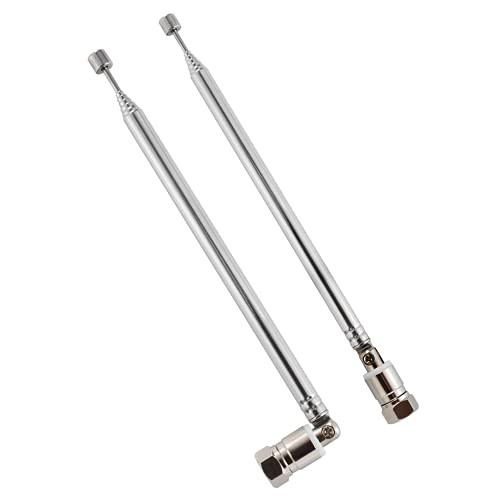 FM Teleskop Radio Antenne Kit 75 Ohm F Typ Stecker, DAB Radio Antenne  - Bild 3 von 6
