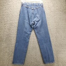 Wrangler Jeans Womens 11 Blue Vintage Bootcut 100 Cotton Denim Read 