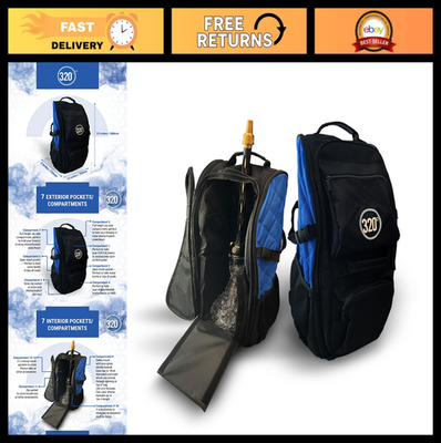 Large Hookah Travel Bag Backpack - 14 Compartments, Portable