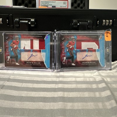 2024 Panini Origins Jalen Mcmillan Rpa Blue/25 Two Cards Both The Same!!    