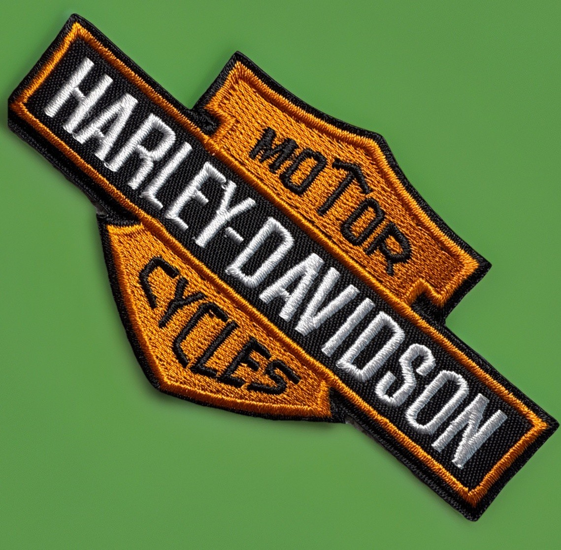 Harley Davidson Iron On Patch PREMIUM HD Motorcycle Embroidered Biker MC