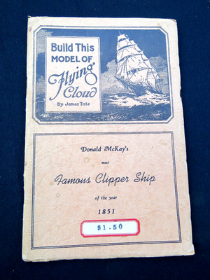 1940's Build This Model of Flying Cloud by James Tate