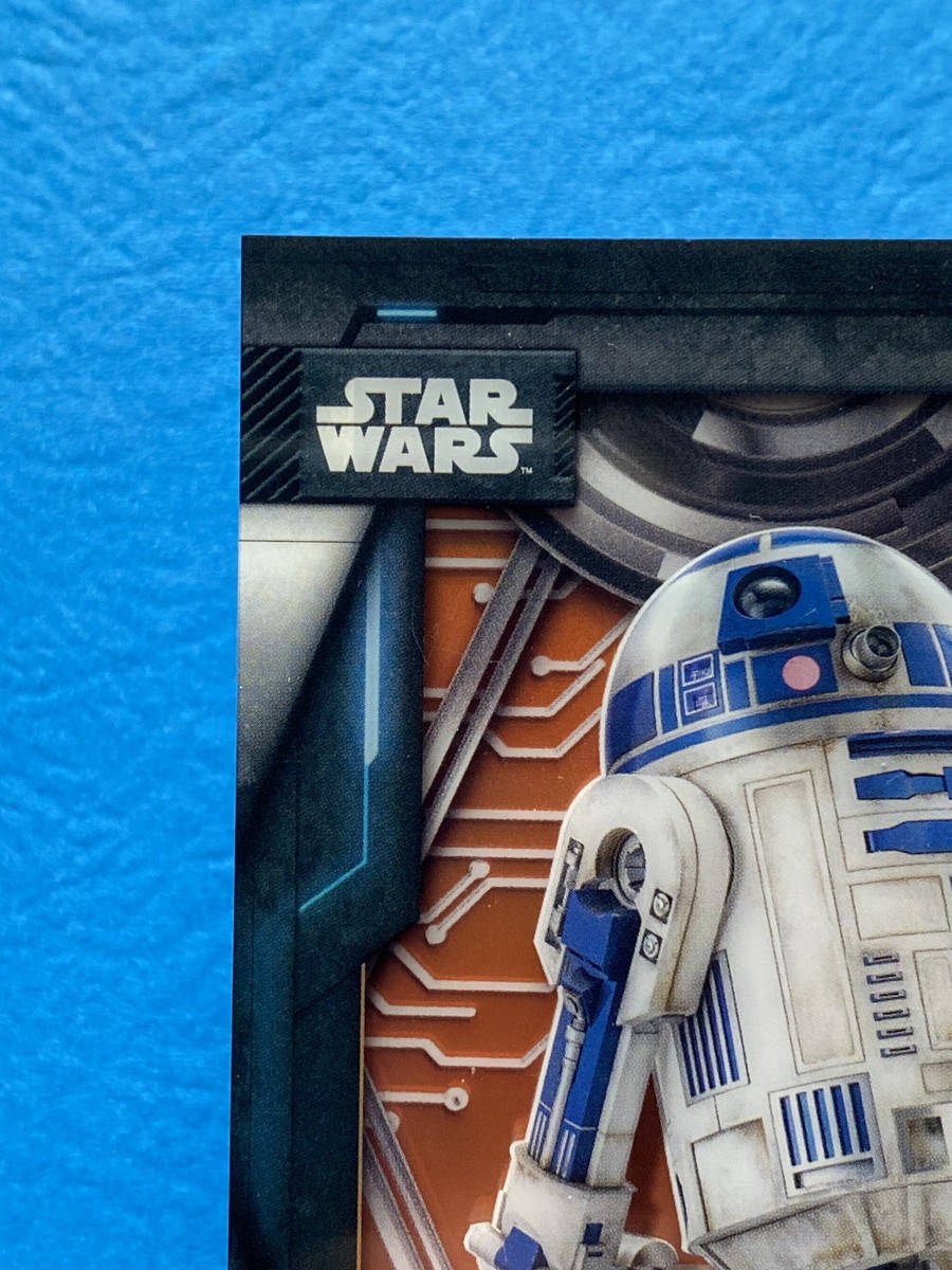 R2-D2 2025 Topps Star Wars Smugglers Outpost Droid Shadow Box /25