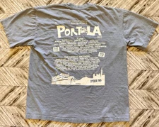 Portola T-Shirt Mens XL Blue Coachella Music Concert Band Y2K Streetwear Urban H