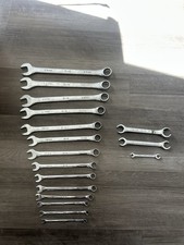 Vtg S-k Tools Superkrome 17 Pc Metric Combination Wrench Set 7mm-24mm Read Vtg S-k Tools Superkrome 17 Pc Metric Combination Wrench Set 7mm-24mm Read