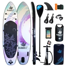 Inflatable Paddle Board for Adult, Paddle Board for All Skill Levels, Wide SU...