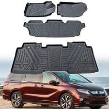 For Honda Odyssey 18-2026 Floor Mats Cargo Liner Tpe 3d Custom All Weather Mats