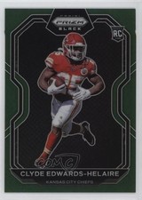 2020 Panini Chronicles Prizm Black Green 24/49 Clyde Edwards-Helaire #PB-5 3hk