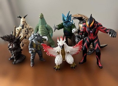 Ultraman Sofubi Kaiju Figur Lot 9 Ultra Monster Collectibles Set Lot