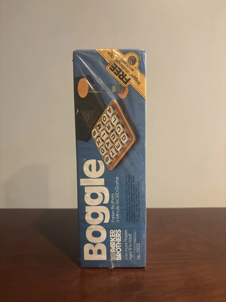 Vintage 1983 Boggle Game Hidden Word Puzzles Parker Brothers ~ Brand New Sealed - Image 3 of 4