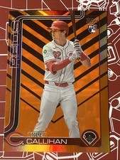 2025 Topps Update Series - Tyler Callihan #US315 Holiday Orange & Black Foil...