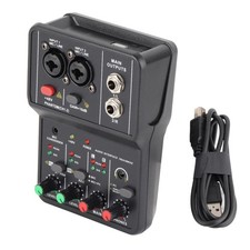 2-channel audio mixer Sound Card suitable for music recording, home karaoke