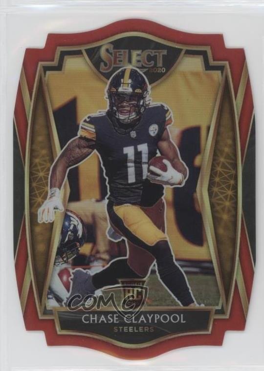 2020 Panini Select Premier Level Red Prizm Die-Cut Chase Claypool Rookie RC 0gl9