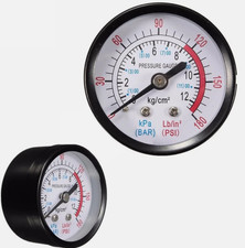 50mm 1/4 Thread 0-180PSI 0-12Bar Air Pressure Gauge For Air-Compressor - UK