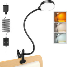 5W 36 LED Reading Clip on Light for Bed, Eye Caring Bed Lamp, 3 Colors  5 Brigh