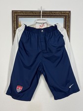Vintage 2000's Nike USA Football Blue Shorts Soccer Mens Rare National Size M