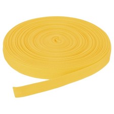 25 Yard x 3/4 inch Width Nylon Webbing Strap Poly Flat Webbing Strapping Yellow