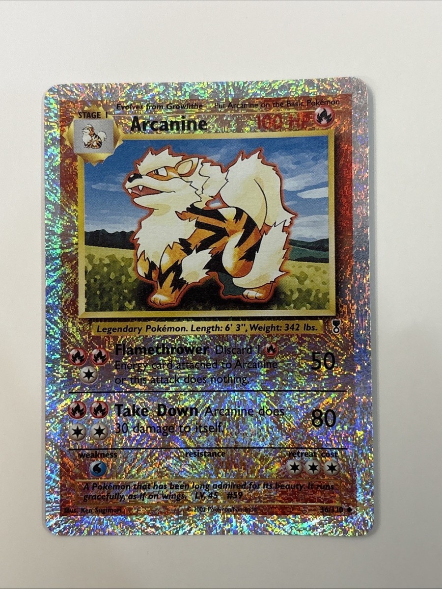 Arcanine 36/110 Legendary Collection Reverse Holo 2002 | eBay