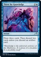 Thirst for Knowledge - Foil Light Play, English Magic the Gathering MTG Kamigawa